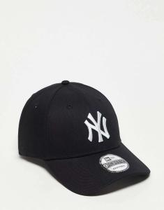 Черная регулируемая кепка унисекс New Era MLB 9forty NY Yankees