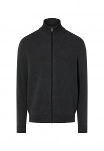 Толстовка Nils Sundström Zip-up sweatshirt, Schwarz Grau/Black