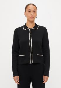 Кардиган Vero Moda Petite VMGOLD DOUBLE CONTRAST , Black/Birch/Black