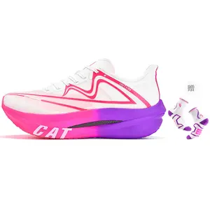 Sonic cat Амортизирующие противоскользящие износостойкие марафонские беговые кроссовки унисекс Aurora Purple, цвет Aurora Purple Clothing Sets