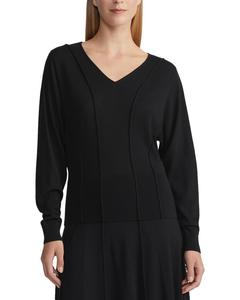 Лафайетт 148 Нью-Йорк Плюс Преобразуемый свитер из смесовой шерсти с лодочным вырезом Lafayette 148 New York, черный