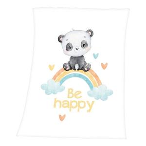 Плед BabyBest Regenbogen Panda, 75x1x100 см, разноцветный
