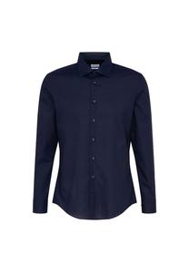 Деловая рубашка слим Seidensticker, цвет Dunkelblau (0019)