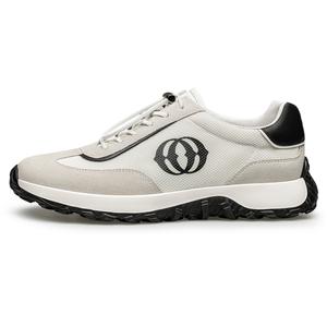 Амортизация, противоскользящее, дышащее покрытие, поддержка, низкие повседневные туфли для мужчин ZRO, White