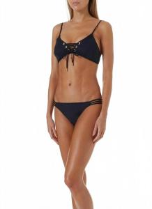 Melissa Odabash Бикини-боттом из Марракеша в черном цвете