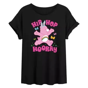 Детская оверсайз футболка Care Bears Hip Hop Hooray Licensed Character, черный
