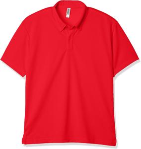 Рубашка-поло Glimmer с коротким рукавом, плотность ткани 4,4 унции, на пуговицах, без карманов, гранатово-красный