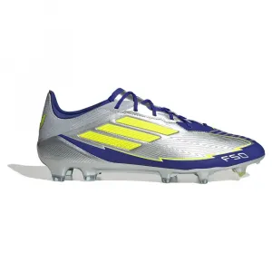 Футбольные бутсы adidas F50 Elite Messi FG, серебряный