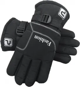 Зимние перчатки для езды на мотоцикле, зимние перчатки для верховой езды | Зимние перчатки, мужские зимние перчатки, ветро- и водонепроницаемые для любителей мотокросса, Schwarz