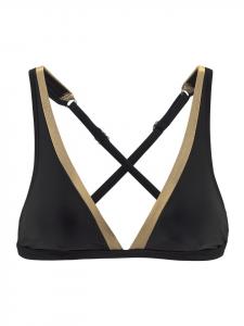Верх бикини LASCANA, цвет schwarz/goldfarben