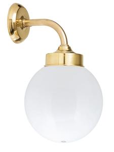 Licht-Erlebnisse Уличный настенный светильник (Ш)20 x (В)35 см, цвет белый латунь