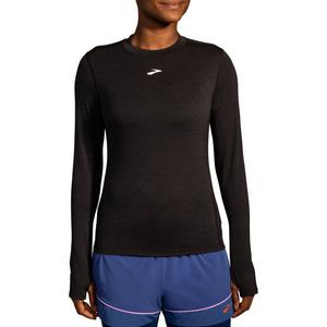 Спортивный топ Brooks High Point Long Sleeve, черный