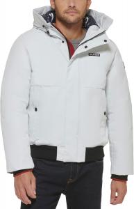 Мужская куртка-бомбер с капюшоном от Tommy Hilfiger Arctic Cloth, White