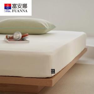 Fuanna Простыня на резинке 180х200 см из хлопка, цвет Nai Xi Bai, хлопок Синьцзян, утолщенная