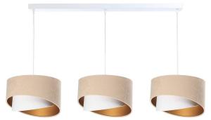 Подвесной светильник BPSKoncept Galaxy Line, бежевый - золотой - белый