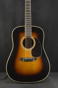Martin Custom Shop Dreadnought Wild Grain Восточно-Индийский розовое дерево Adirondack ель VTS 1935 Sunburst