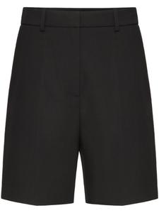 Valentino Garavani шорты с жатым эффектом, черный