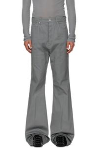 Rick Owens Серые конкорданские болан брюки-клеш