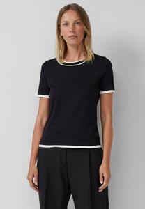 Футболка s.Oliver BLACK LABEL KURZÄRMELIGER , Schwarz/Black