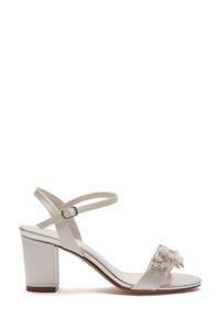 Атласные женские свадебные туфли атласные свадебные босоножки подходят Миа Rainbow Club, бежевый