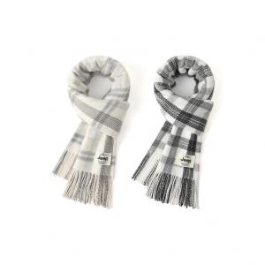 Jeep Вязаный шарф унисекс, 2 Pack (White+Black)