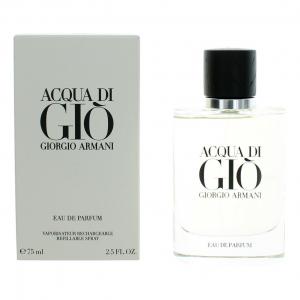 Acqua Di Gio от Giorgio Armani, спрей EDP многоразового использования для мужчин, 2,5 унции, прозрачный