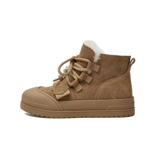 PT'SON Термические короткие снегоступы женские коричневые, цвет Brown