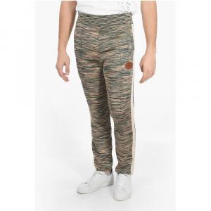 Трикотажные брюки с контрастной полосой MISSONI Palm Angels, Multicolor