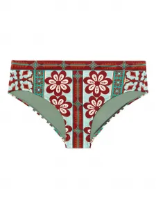 Плавки бикини с цветочным принтом La DoubleJ, зеленый