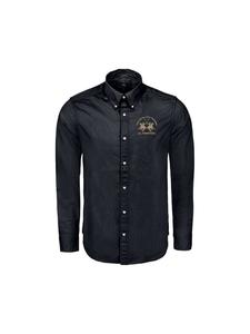 Рубашка с длинными рукавами CCMC01 темно-синего цвета La Martina