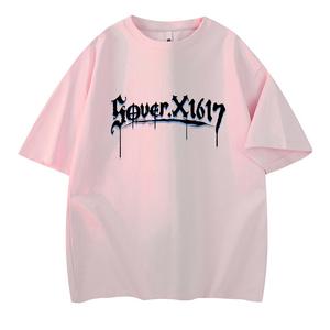 Футболка Unisex Crew Neck Moderate Straight Fit X1617, розовый