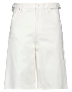 Джинсовые шорты Jil Sander, белый