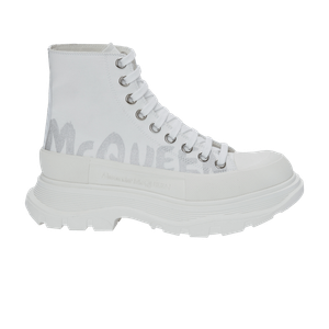 Кроссовки Alexander McQueen Alexander McQueen Wmns Tread Slick Boots 'White Silver', белый