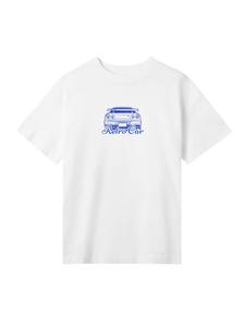 Футболка Retro Car Japanese Streetstyle в оттенке бежевый F4NT4STIC