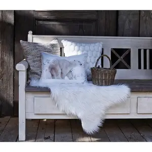 Декоративная подушка 1418 двусторонний чехол с наполнителем, 1 шт. Apelt, Natur/weiß + gemustert