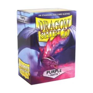 Стандартные рукава – матовый фиолетовый (100), Dragon Shield - Card Sleeves - Standard Matte