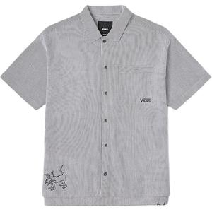 Vans Рубашка мужская серая в белую полоску