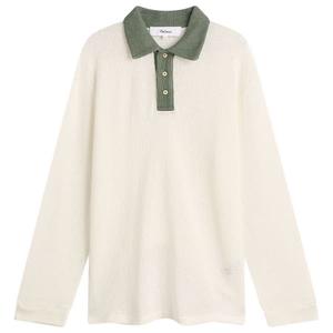 Вязаная регбийная рубашка Palmes, off-белый