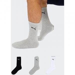 Носки унисекс, 3 пары стрейч PUMA, цвет grau