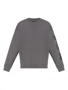 Хлопковая толстовка с логотипом Y-3, серый