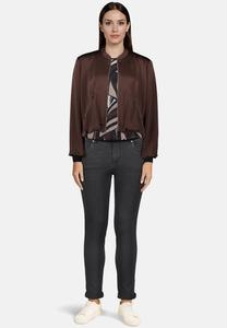 Блуза Betty Barclay LANGARM- MIT PLISSEE, Taupe/Black/Taupe