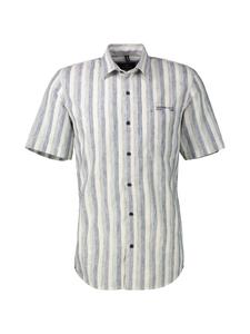 Рубашка на пуговицах классического кроя LERROS, синий