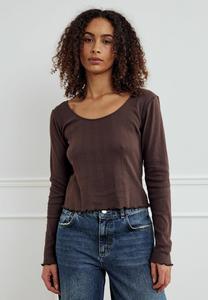 Топ Noella Long sleeved top, Chocolate/Brown
