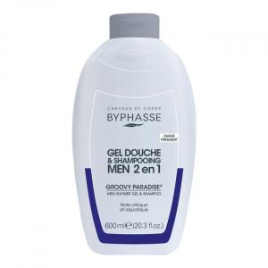 Groovy paradise гель для душа и шампунь для волос для мужчин Byphasse, 600 мл