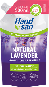 Жидкое мыло Handsan aromatische Flüssigseife Natural Lavender Nachfüllbeutel