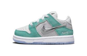 Кроссовки для малышей Nike Dunk SB TD, White/Green