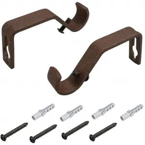 Кронштейны для карнизов Ø 16 мм Liedeco, Rostbraun