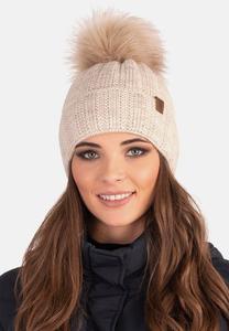 Шапка-бини Vivisence, бежевый