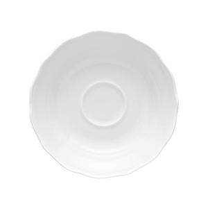 Maria Theresia Блюдце для кофе белое с зеркалом 14 см Hutschenreuther, белый