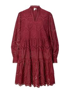 Платье-рубашка YAS HOLI, бордовый